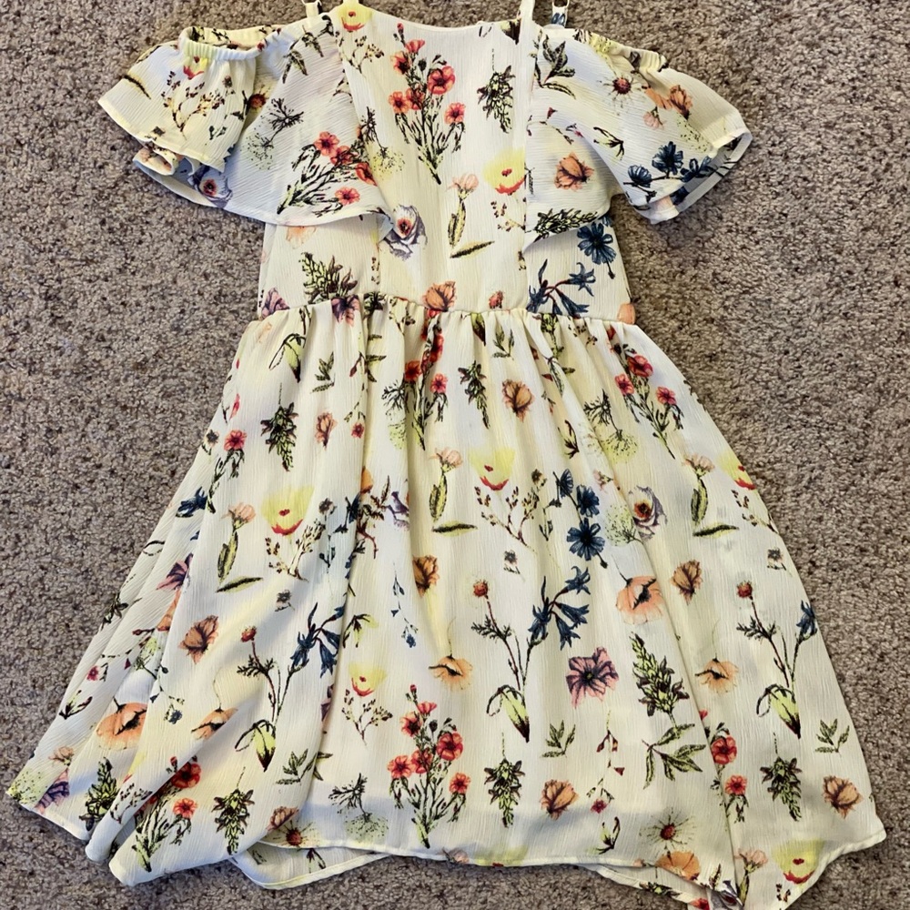 Pale yellow summer dress